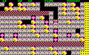 Boulder Dash for PC-8800 Series - Collecting diamonds...