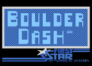 Boulder Dash for Atari 8-bit - Title screen.