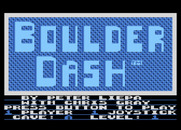 Boulder Dash for Atari 8-bit - Main menu.