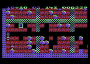 Boulder Dash for Atari 8-bit - Collect diamonds, but watch out for those deadly boxes!