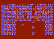 Boulder Dash for Atari 8-bit - I've created an impressive avalanche!