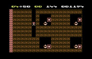 Boulder Dash for Commodore 64 - The diamonds in this cave are guarded...