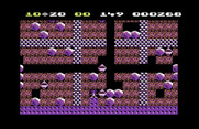 Boulder Dash for Commodore 64 - Start of the second cave.