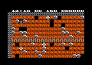 Boulder Dash for Amstrad CPC - Game start.