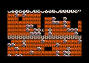 Boulder Dash for Amstrad CPC - Collecting diamonds...