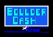 Boulder Dash for Amstrad CPC - Title screen.