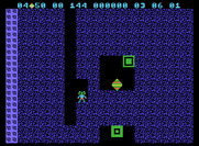 Boulder Dash for ColecoVision - This cave features only a few diamonds, but they are well guarded!