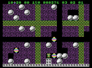 Boulder Dash for ColecoVision - Start of the second level.