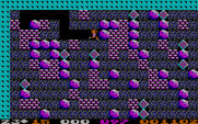 Boulder Dash for IBM PC/Compatibles - This cave features many boulders and diamonds to dodge!