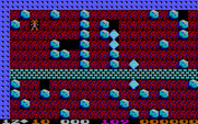 Boulder Dash for IBM PC/Compatibles - Starting the first cave.