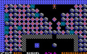 Boulder Dash for IBM PC/Compatibles - Lots of diamonds here, but they are difficult to collect!