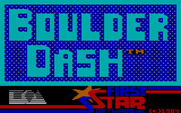Boulder Dash for IBM PC/Compatibles - Title screen.