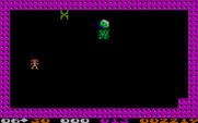 Boulder Dash for IBM PC/Compatibles - You have only one shot to crush this butterfly.