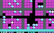 Boulder Dash for IBM PC/Compatibles - Need more diamonds before the exit becomes available.