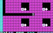 Boulder Dash for IBM PC/Compatibles - You need to dodge or crush the boxes before they get you.