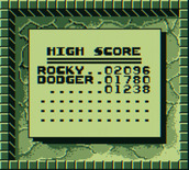 Boulder Dash for Game Boy - A new high score!