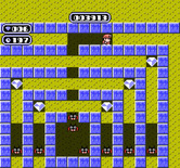 Boulder Dash for NES / Famicom - Bats are waiting to attack!