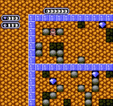 Boulder Dash for NES / Famicom - Game start.