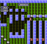 Boulder Dash for NES / Famicom - Drop boulders on these creatures to turn them into diamonds...and destroy nearby walls!