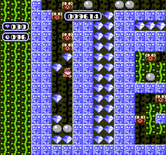 Boulder Dash for NES / Famicom - Run quickly, don't get crushed by falling diamonds!