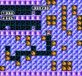 Boulder Dash for NES / Famicom - Various types of deadly creatures begin appearing!