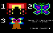 Juggles' Butterfly for IBM PC/Compatibles - The main menu.