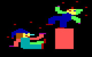 Juggles' Butterfly for IBM PC/Compatibles - Animated clowns juggle some balls...