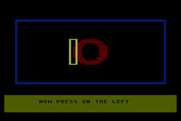 Juggles' Butterfly for Atari 8-bit - Different graphics, but same objective; press one of the indicated keys.