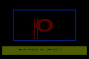 Juggles' Butterfly for Atari 8-bit - Press a below and left key now.