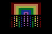 Juggles' Butterfly for Atari 8-bit - Press keys to form a rainbow!