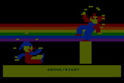 Juggles' Butterfly for Atari 8-bit - Time to use all directions: above, left, right, and below!