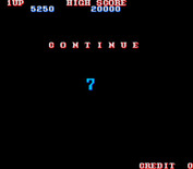 Black Tiger for Arcade - Insert coins to continue.