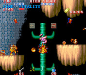 Black Tiger for Arcade - I'm hit by a fireball!