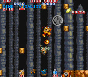 Black Tiger for Arcade - Jump from block to block to get through this area.