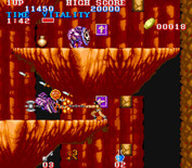 Black Tiger for Arcade - Fighting my way up the platforms...