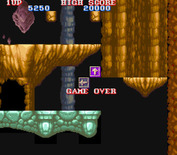 Black Tiger for Arcade - Game over.