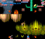 Black Tiger for Arcade - Ouch, I fell on some spikes!