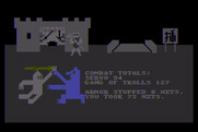 Stone of Sisyphus, The for Atari 8-bit - You can also try to fight the trolls...