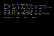 Stone of Sisyphus, The for Atari 8-bit - Time for some supplies!
