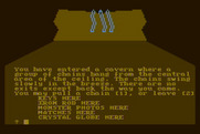 Stone of Sisyphus, The for Atari 8-bit - Some hanging chains...and a few items to collect!