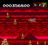 Sagaia for TurboGrafx CD - It's a missile attack!
