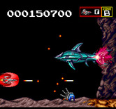 Sagaia for TurboGrafx CD - Another mini-boss battle!