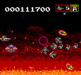 Sagaia for TurboGrafx CD - Numerous enemies incoming!