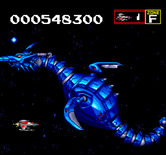 Sagaia for TurboGrafx CD - The next boss, Deep Dragon, attacks!