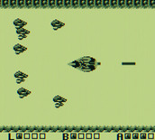 Sagaia for Game Boy - Enemies approach from behind...