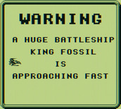 Sagaia for Game Boy - Warning, a huge battleship is approaching fast!