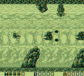 Sagaia for Game Boy - Zone 3 somewhat resembles the first zone in the original arcade game.
