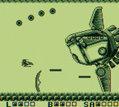 Sagaia for Game Boy - The final boss of Zone 4, Big Merman.
