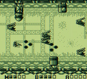 Sagaia for Game Boy - Blasting opponents...
