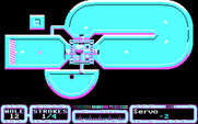SimulGolf for IBM PC/Compatibles - This hole looks convoluted!